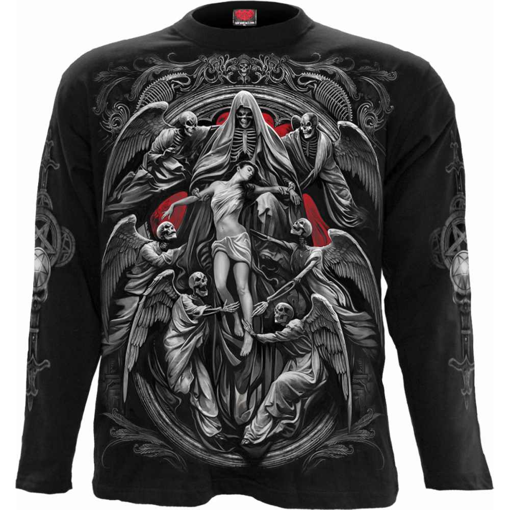 Spiral - REAPER'S DOOR Longsleeve shirt - Black